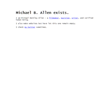 Tablet Screenshot of michaelballen.com
